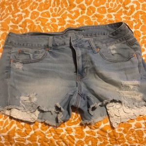 American Eagle lace detail shortie